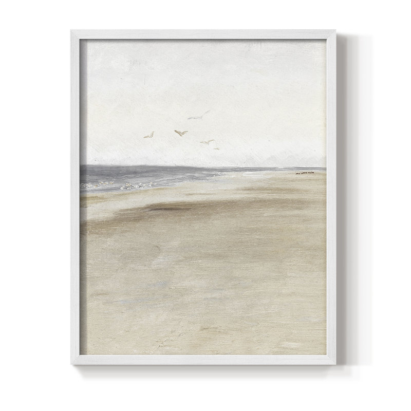 Impression encadrée rétro vintage nautique XLV - bois massif, H 11 po x l 9 po, Blanc
