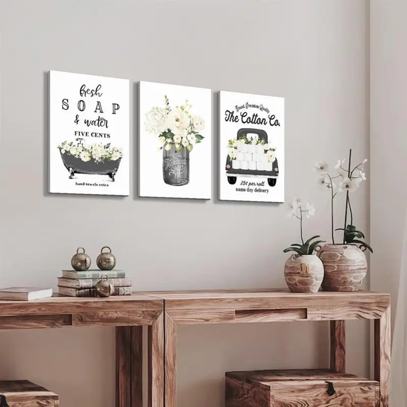 3 Piece Wrapped Canvas Print