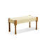 Banc rembourré en noyer foncé-1134742234