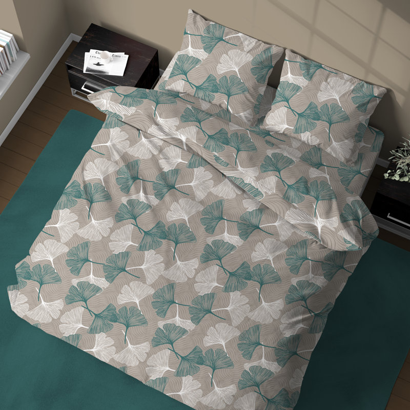 Breault Cotton Floral Duvet Cover Set with Pillowcases