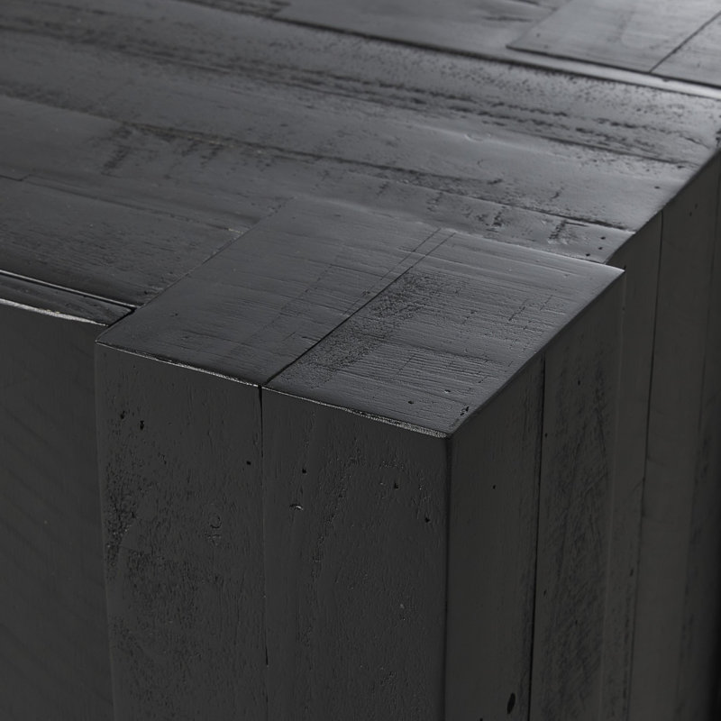 Finnian Sideboard-Light Blonde Pine, Aged Black Pine