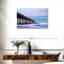 Plein lune au-dessus de Scripps Pier-2057280326