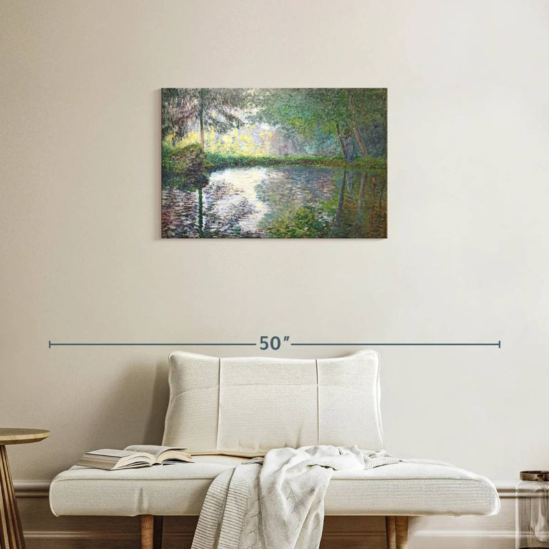 Alvord, le lac à Montgeron, H 20 po x l 30 po