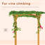 Treillis en bois de style pergola