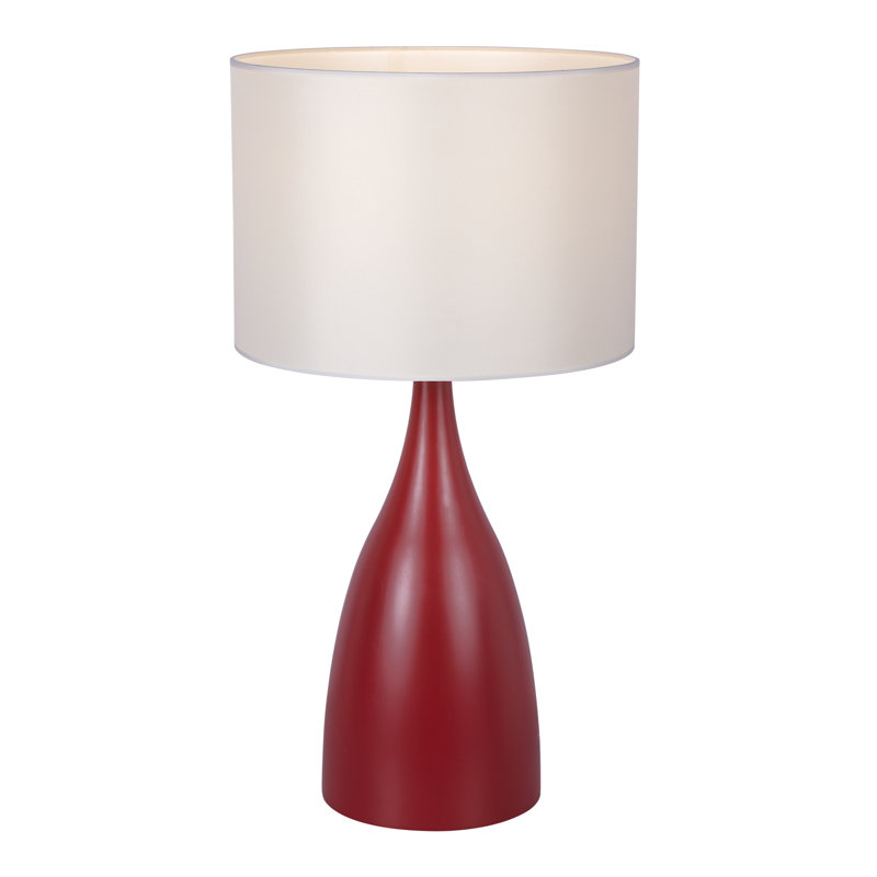 Lampe de table dearron, H 32 po x l 18 po x P 18 po, Rouge