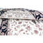Hand-Knotted High-Quality White and Black Area Rug