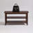 2-Tier Solid Wood Shoe Bench with Storage Shelves