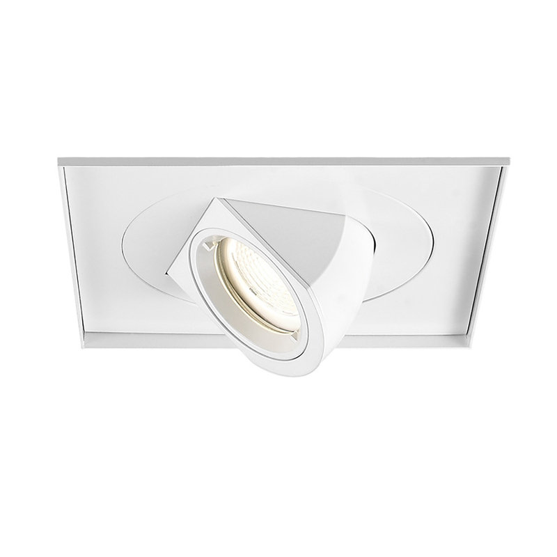 Tesla 6.5'' White LED Adjustable Recessed Trim, Flood