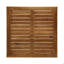 Ensemble de canapé modulaire sans accoudoirs 5 places en bois d'acacia