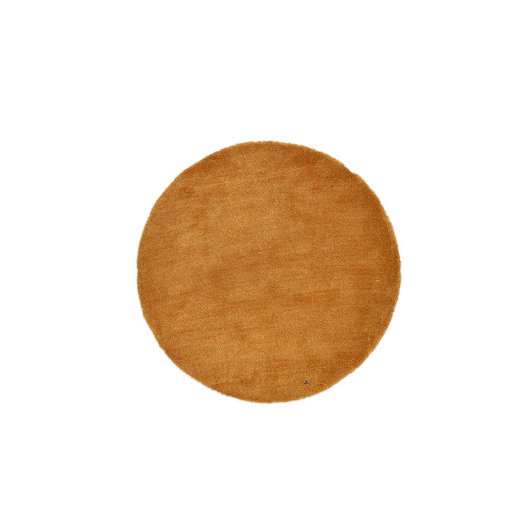Solid Colour Hand Woven Area Rug
