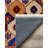 Gromling Collection Digital Print Cotton-Polyester Multicolor Floral Rug-1523961902