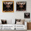 Élégant portrait d'une femme africaine élégante - art mural africain pour le salon-87369917-87369916