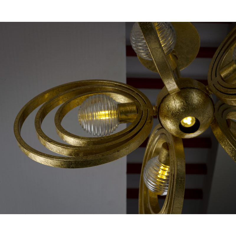 Frequency 6 - Light Chandelier, Gold