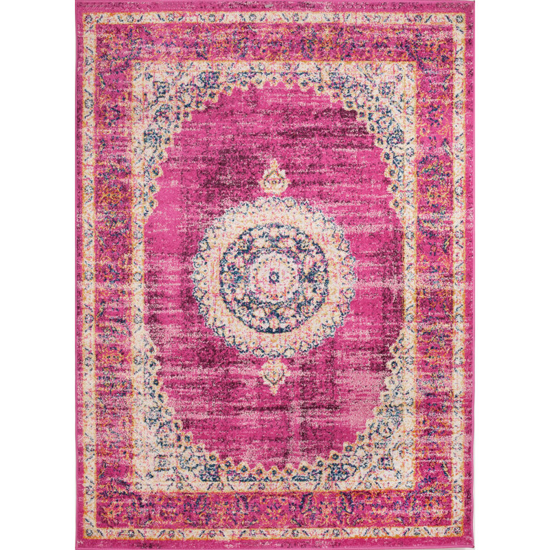 Tapis oriental lilas, Rectangle 6 pi 7 po x 9 pi 2 po