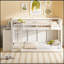 Lit superposé double avec 4 tiroirs et 3 tablettes-2124872837