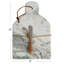 Marble And Wood Cutting Board With Knife