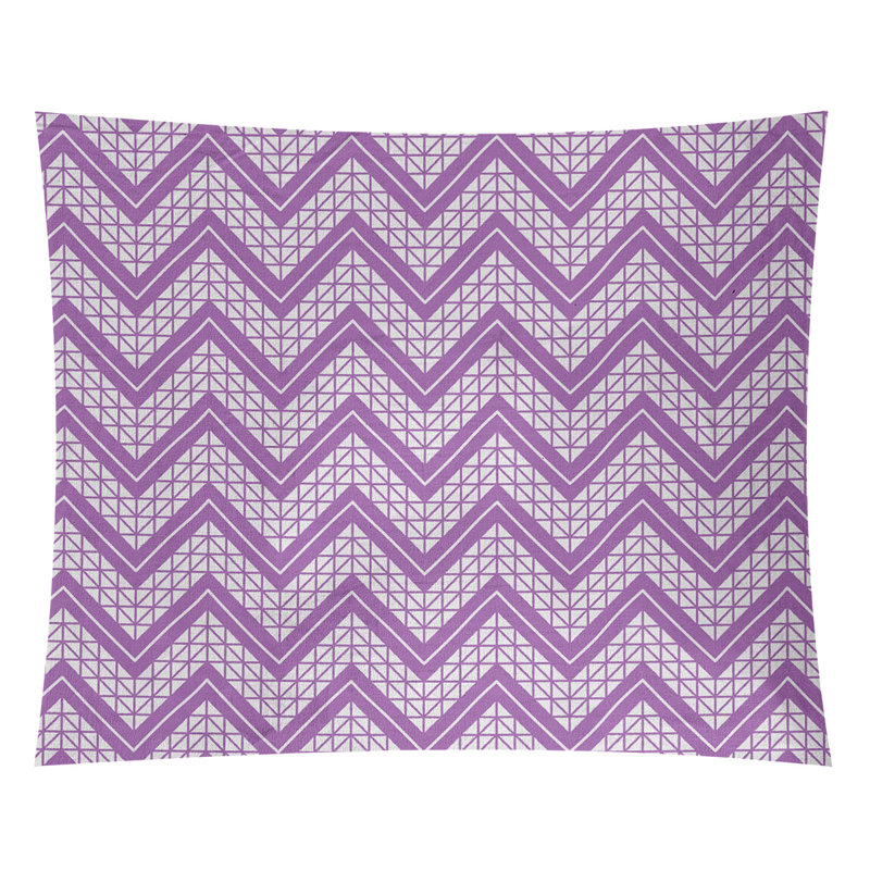 Tapisserie Stephenie, H 68 po x l 80 po, Violet / Blanc