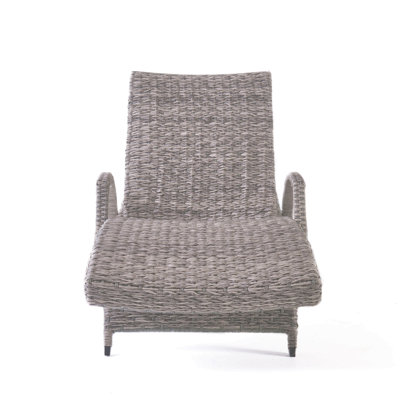 Crete Wicker Chaise Lounge