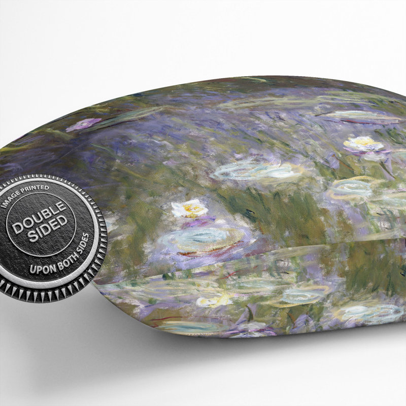Water Lilies Lily Pond Vol.25 Scatter Cushion, 40cm H x 40cm W x 15cm D