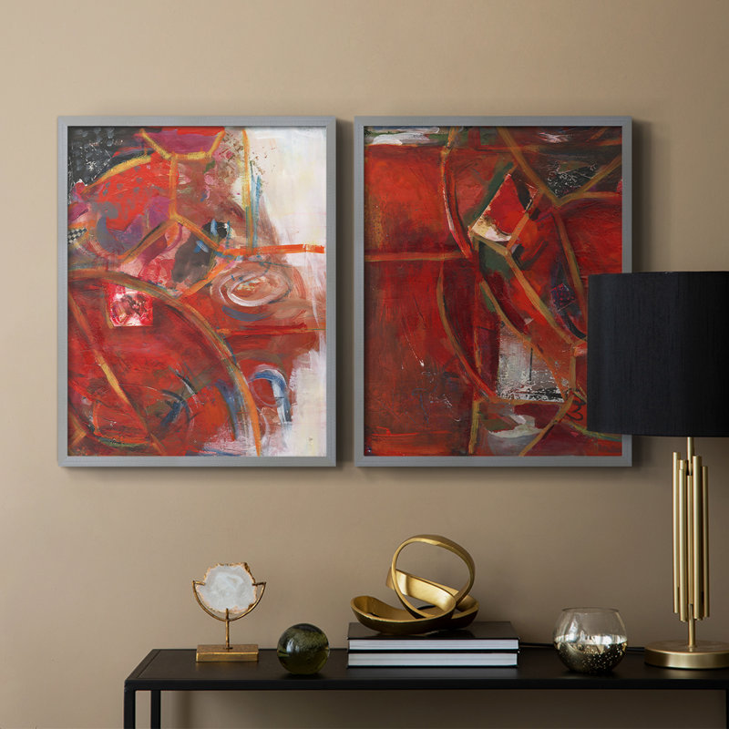 City Life I-Premium Framed Print -Ready to Hang - No Nails Required - No Nails Required, 15" H x 24" W, Green