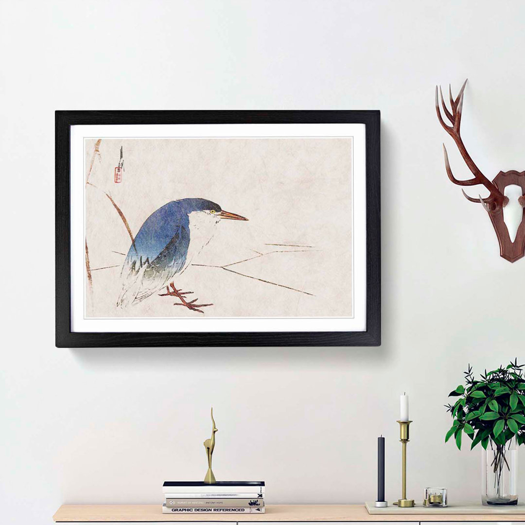 Blue Bird by Ogata Gekko - Picture Frame Painting Print