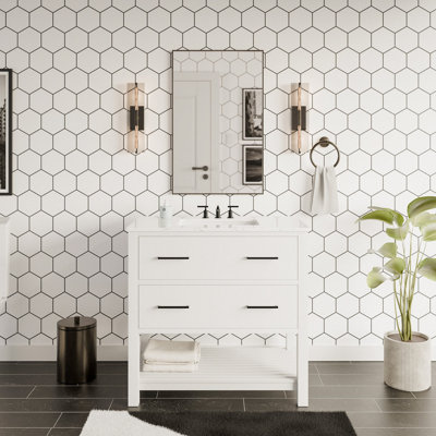 Meuble-lavabo 36 po Frey