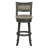 Gabryele Swivel Upholstered Faux Leather Counter Stool with Solid Wood Frame-1296571125