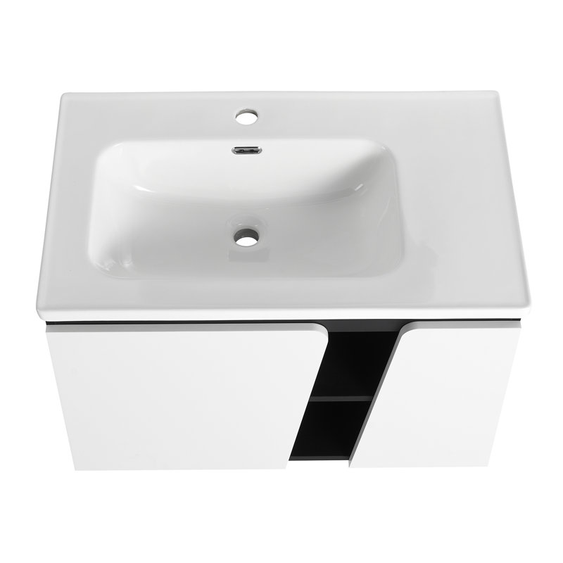 Meuble-lavabo de salle de bain Yolonda