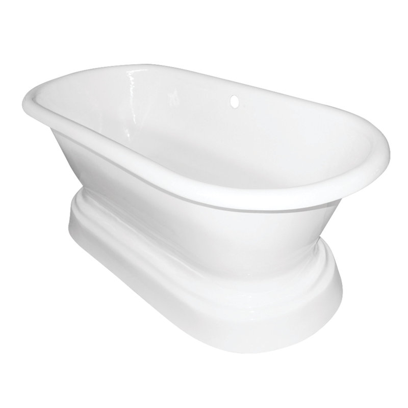 Baignoire de trempage à socle 66 po x 30 po Aqua Eden