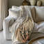 Imperfect Beige Florals - 1 Piece Premium Sherpa Blanket-101596785