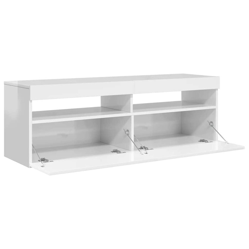 vidaXL TV Stand Sideboard Entertainment Center Media Unit with LED Lights
