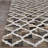 Handmade Geometric Trellis Chocolate Brown Genuine Cowhide Leather Area Rug-21370821