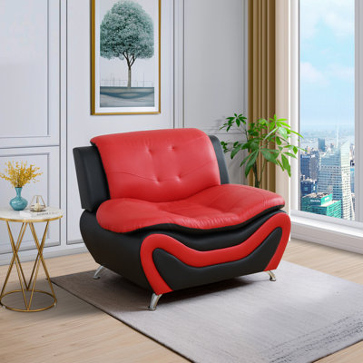 Chaise de salon rembourrée