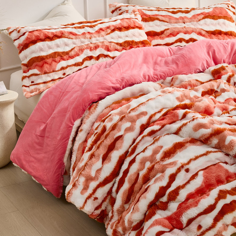 Ensemble d'édredon surdimensionné Coma Induser Southern Bacon alias Southern Belle - Georgia Peach