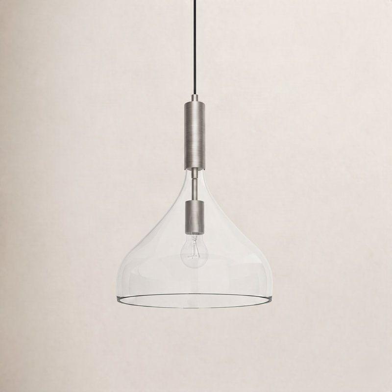 Rayden 1 - Light Single Pendant, Brushed Nickel
