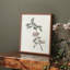 Imprimé floral rétro CLXIV - impression encadrée-861021739-861021736
