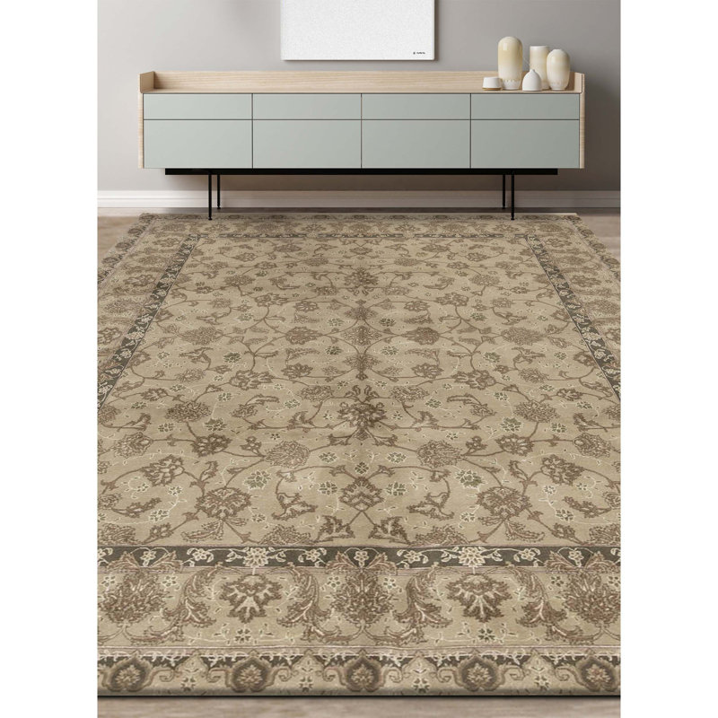 Handmade Wool Oriental Area Rug