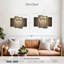 Ensemble de 4 pièces sur une toile brillante-92829806