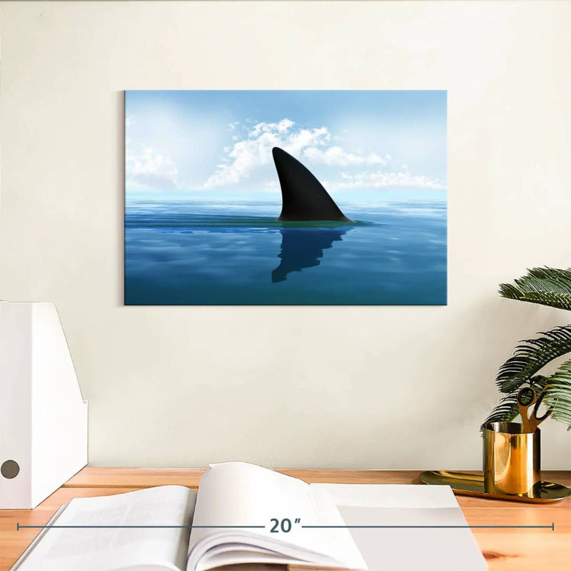 Crowle Shark Fin, 8" H x 12" W