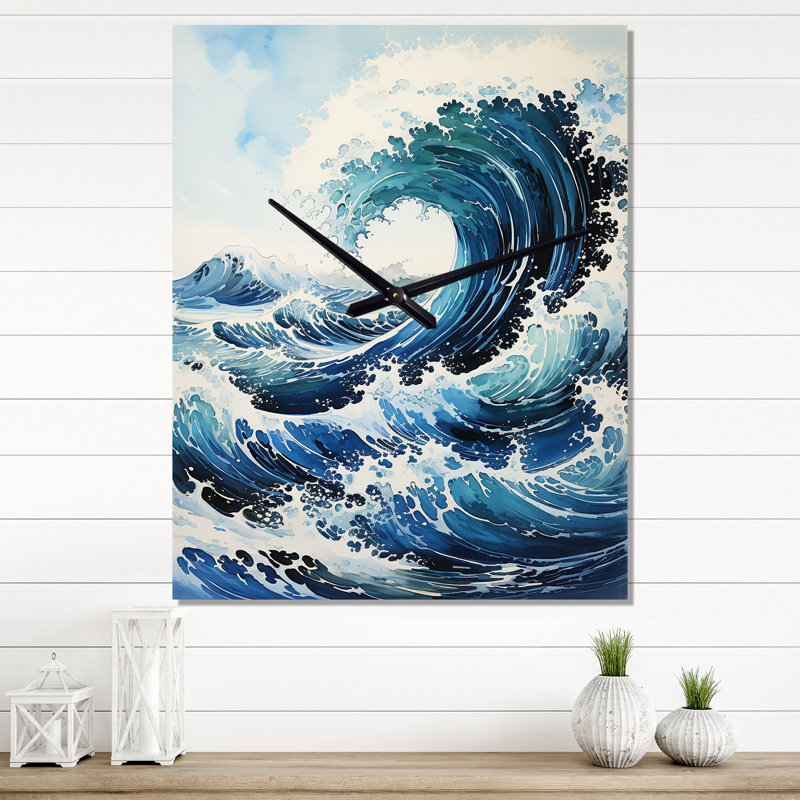 Lydie - Horloge murale japonaise, Moyen
