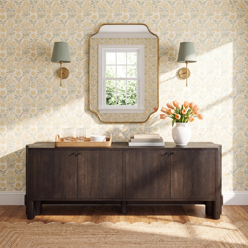 94'' Solid Wood Sideboard