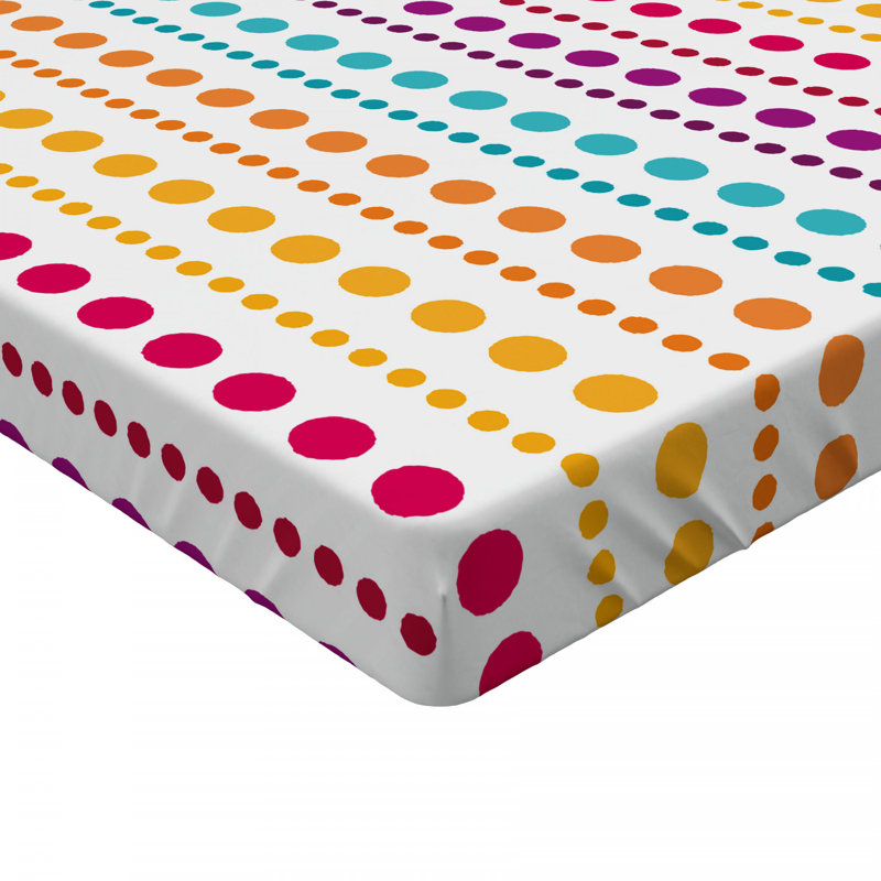 Microfiber Geometric Fitted Sheet, Full Fitted Sheet