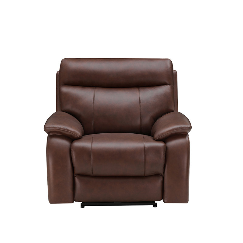Solar Power Reclining Comfort Plus, with adjustable headrest, 1-seater In Coco Top Grain Leather