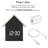 Digital House-Shaped Alarm Clock with Temperature Display & White LED Dimmer-1959033450