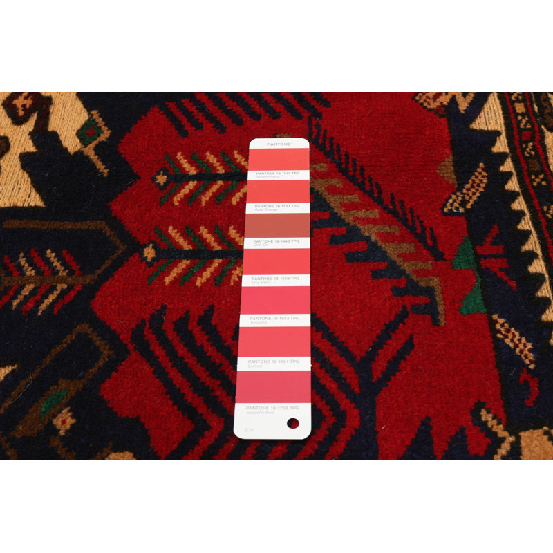 Tapis rouge tadjik 3 pi 0 po x 4 pi 6 po