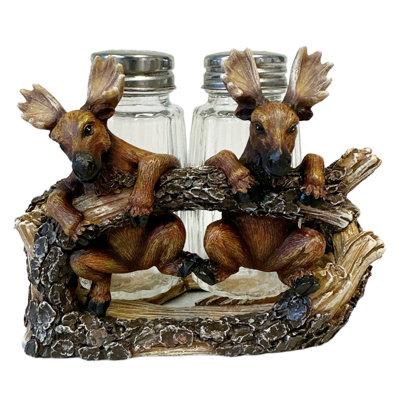 De Leon Collections Polyresin Baby Moose Calf Woodland Forest Branch ...