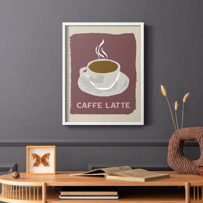 «Modern Coffee III», reproduction encadrée - bois massif