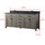 Ensemble de meuble-lavabo double 72 po Ajiya-1476141748-1476141750