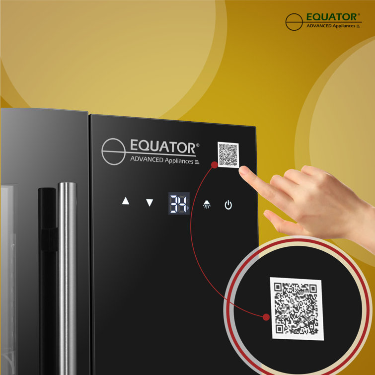 Equator 1.4 Cu. ft Can Refrigerator in Black - BR 140