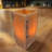 Red & Yellow Onyx Candle Holder
